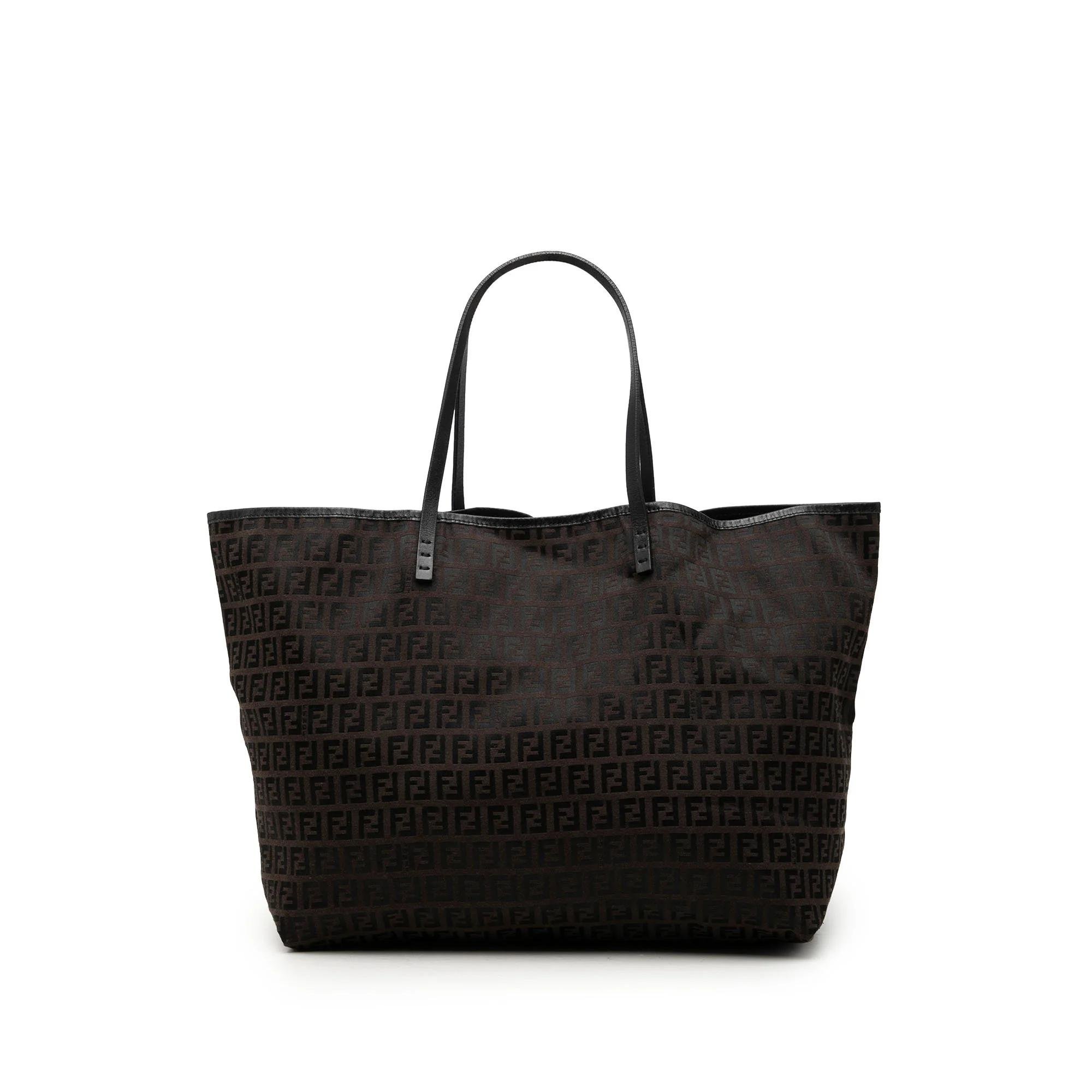 Pocket leather tote