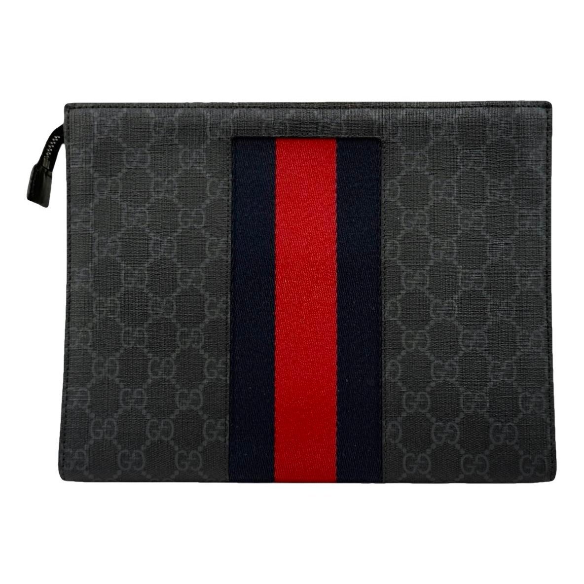 Ophidia leather clutch bag
