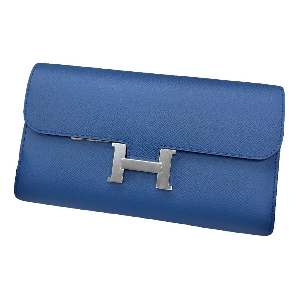 Constance leather clutch bag