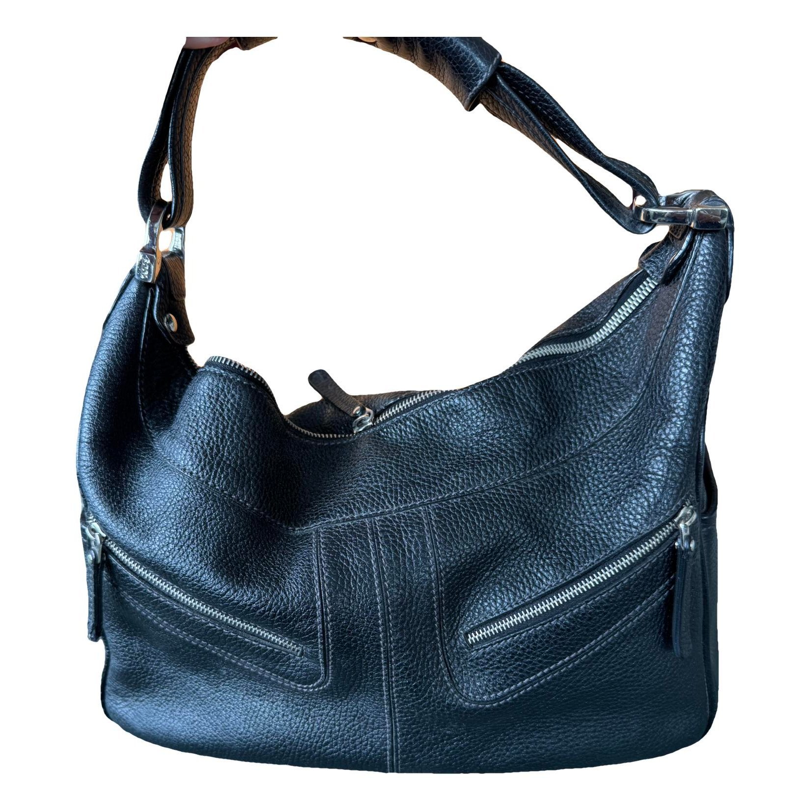 Leather handbag