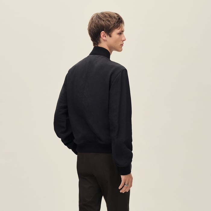 Noir Rib-trim Jacket