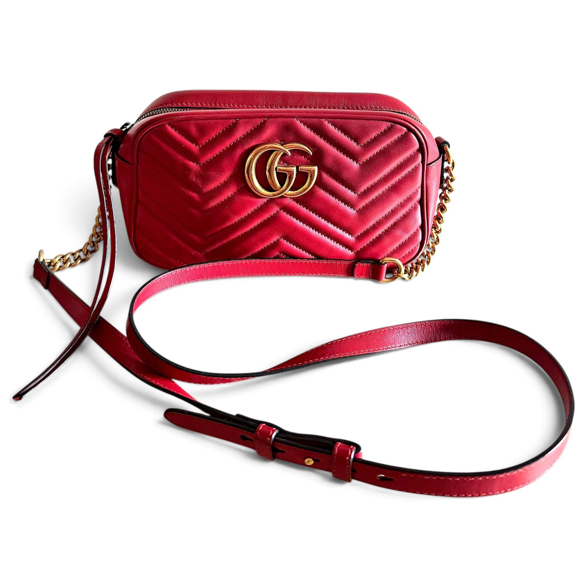 GG Marmont leather crossbody bag
