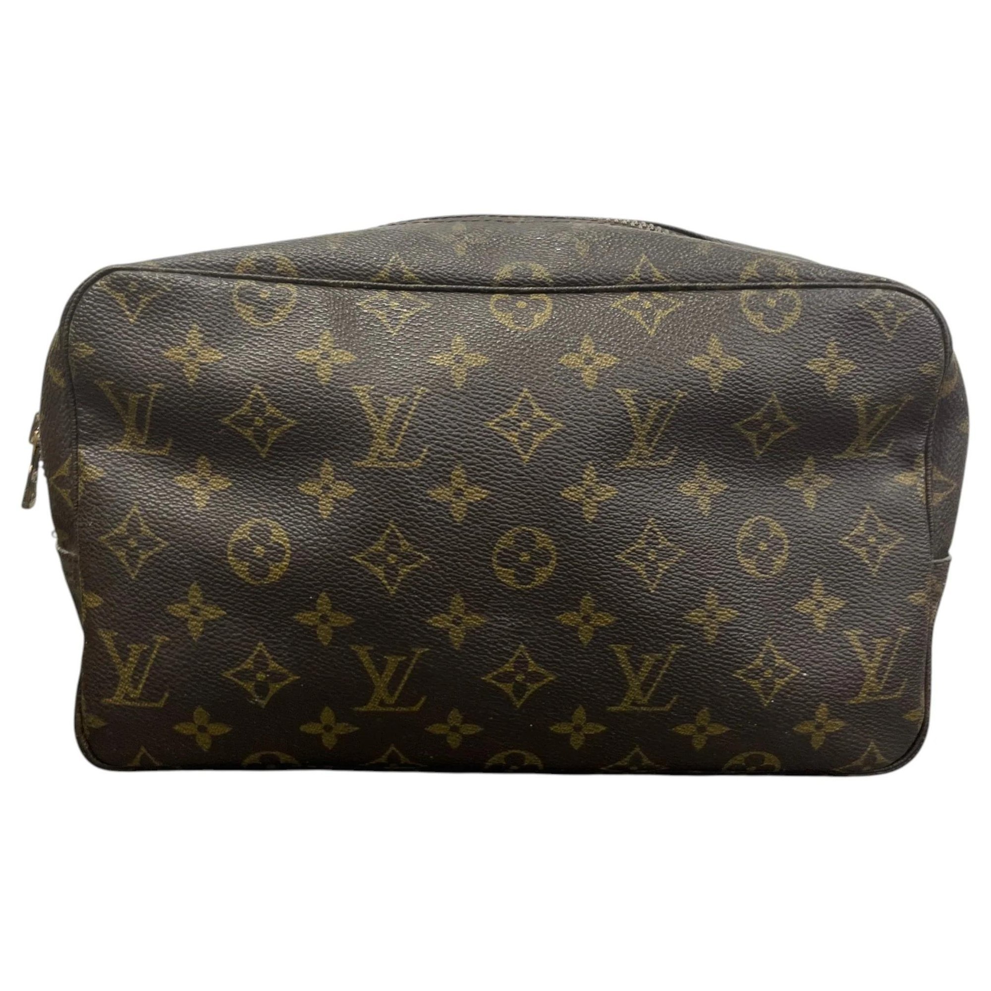 Leather vanity case