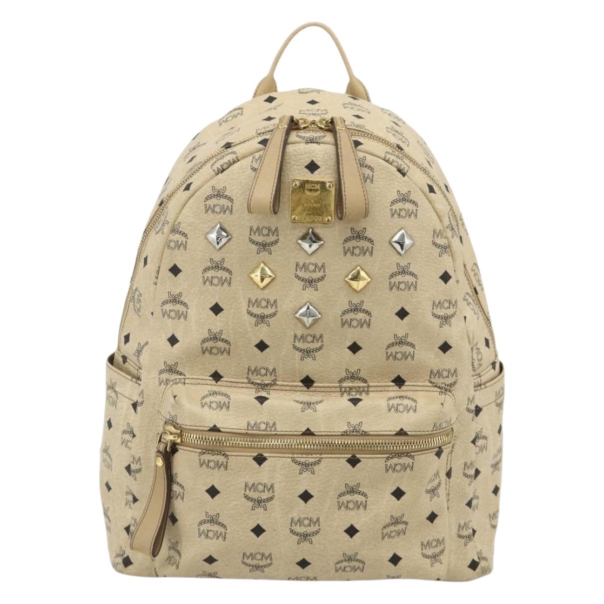 Leather backpack