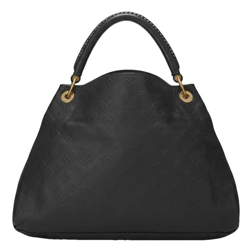 Artsy leather handbag