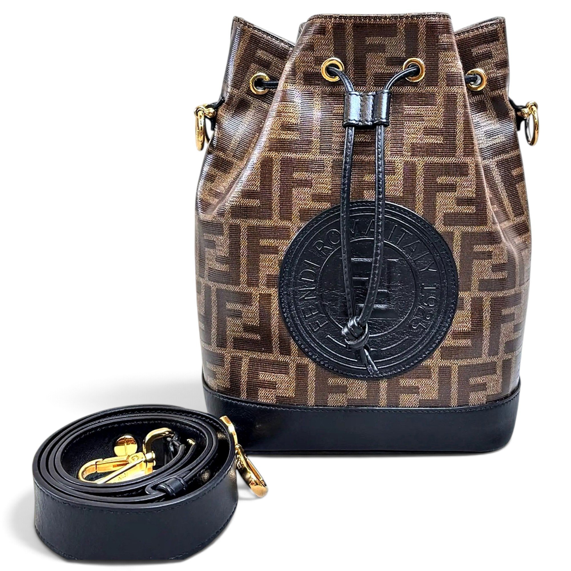 Mon Trésor vinyl crossbody bag