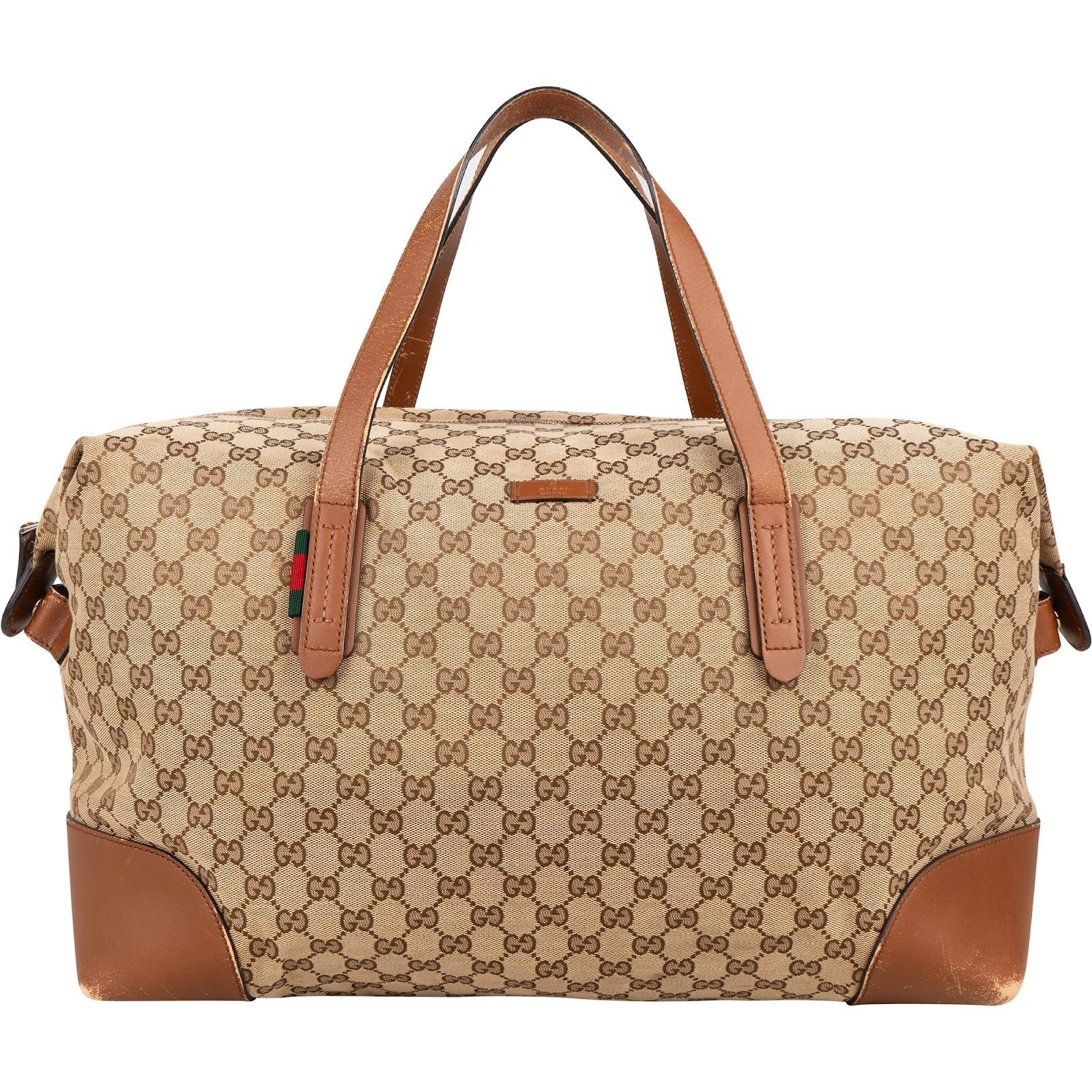 Boston leather handbag