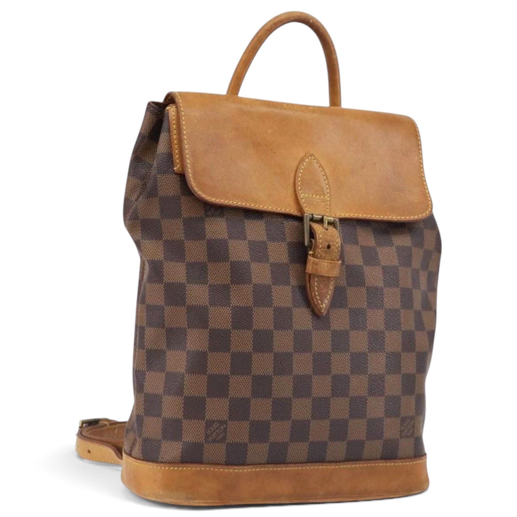 Leather backpack