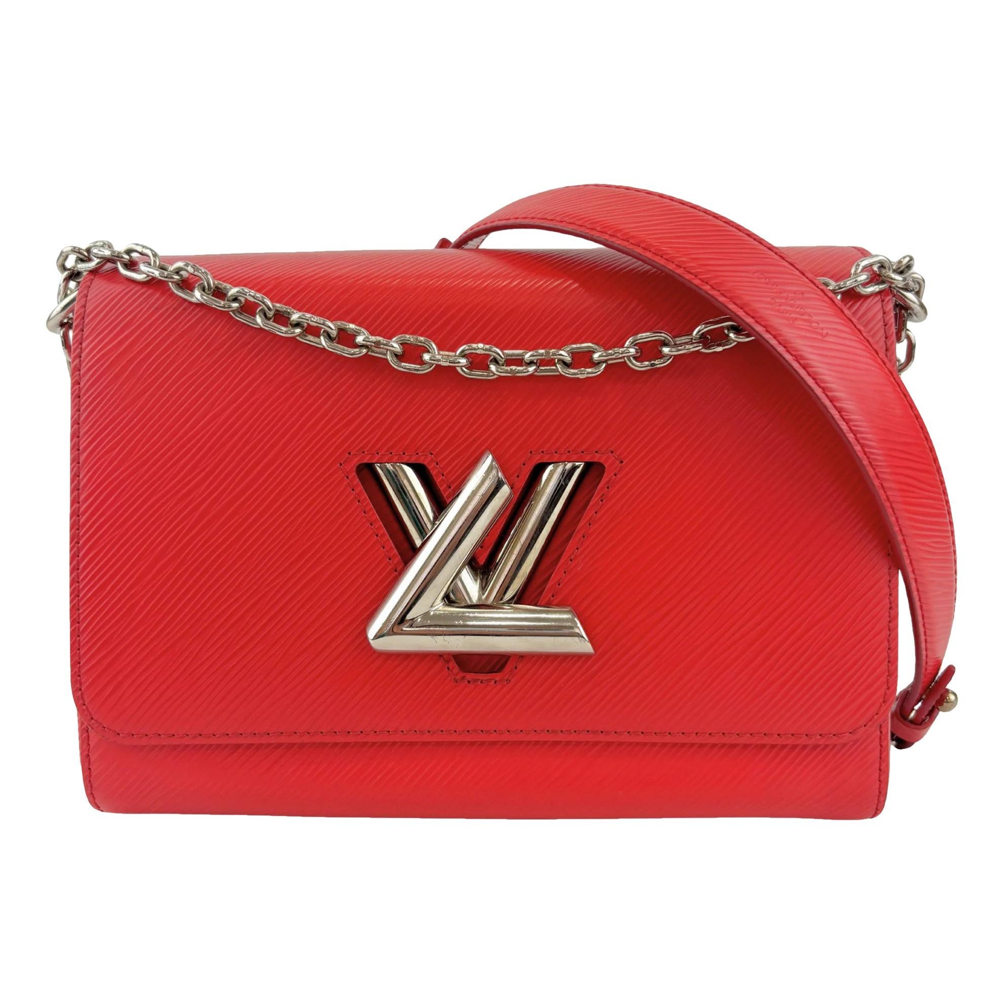 Twist leather handbag
