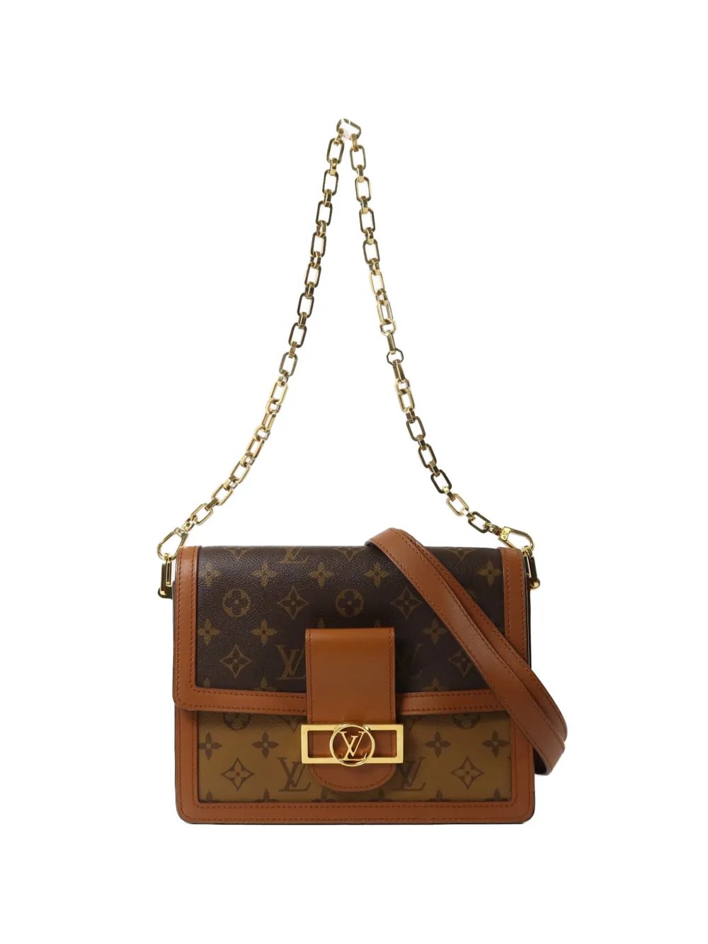 MM Dauphine monogram reverse shoulder bag