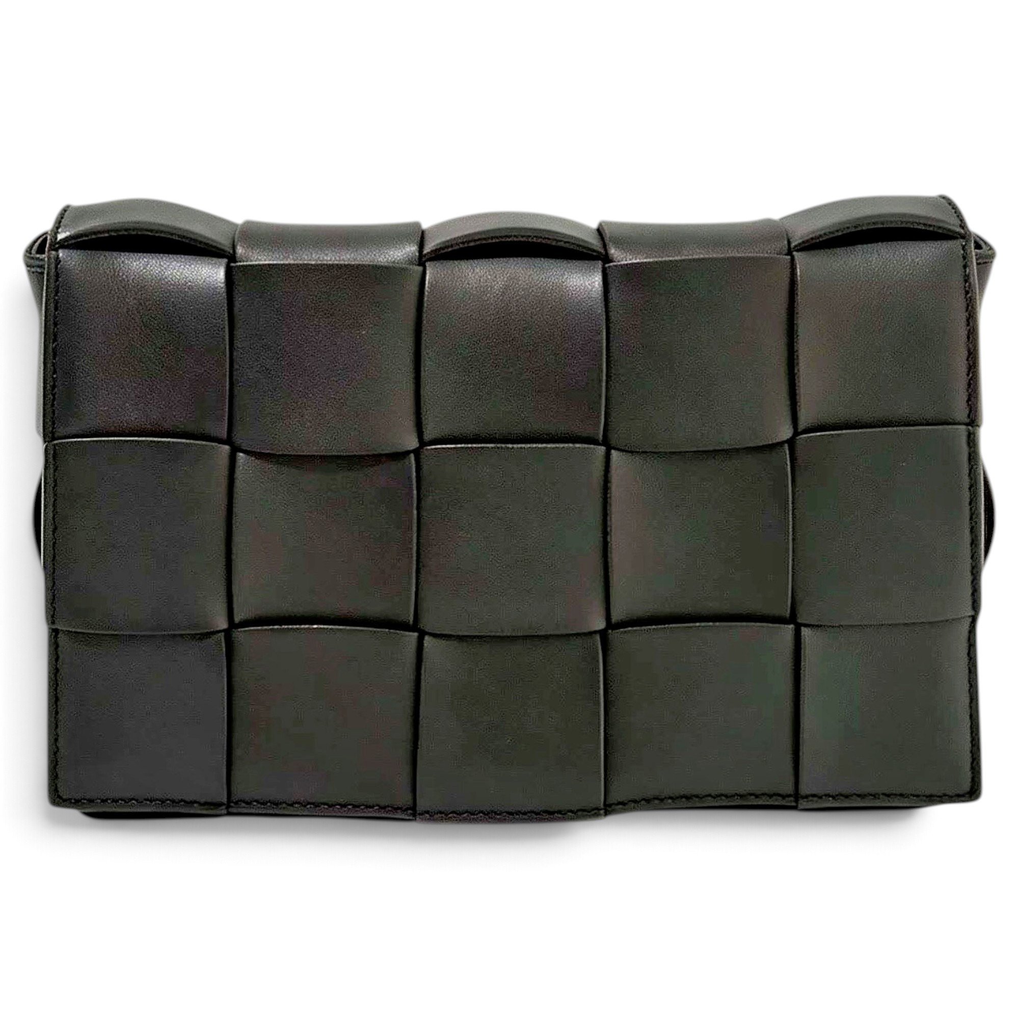 Cassette leather handbag