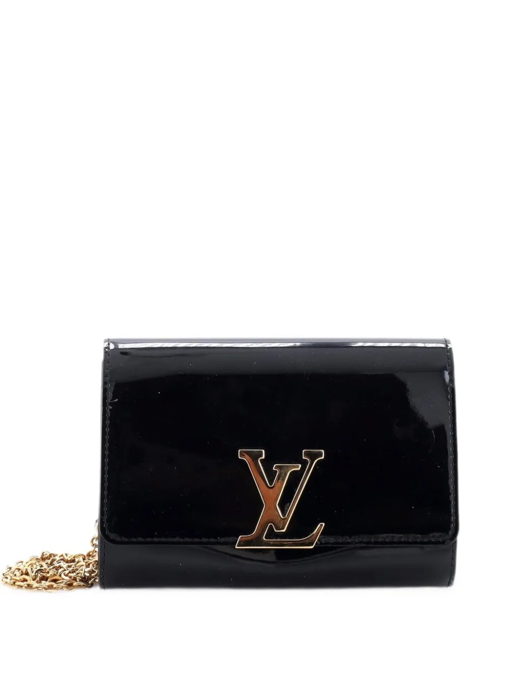 Chain Louise Patent PM clutch bag