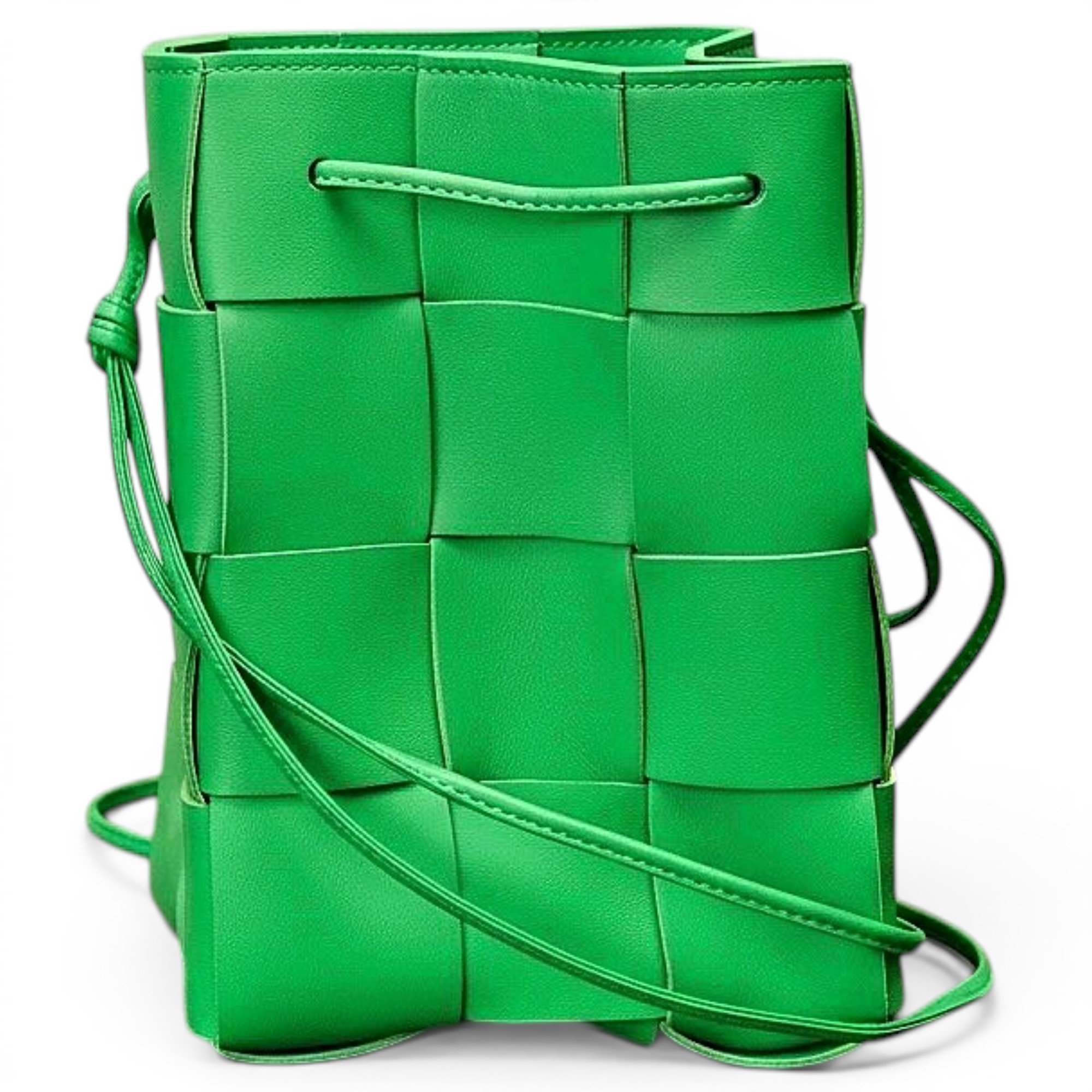 Cassette Bucket leather crossbody bag
