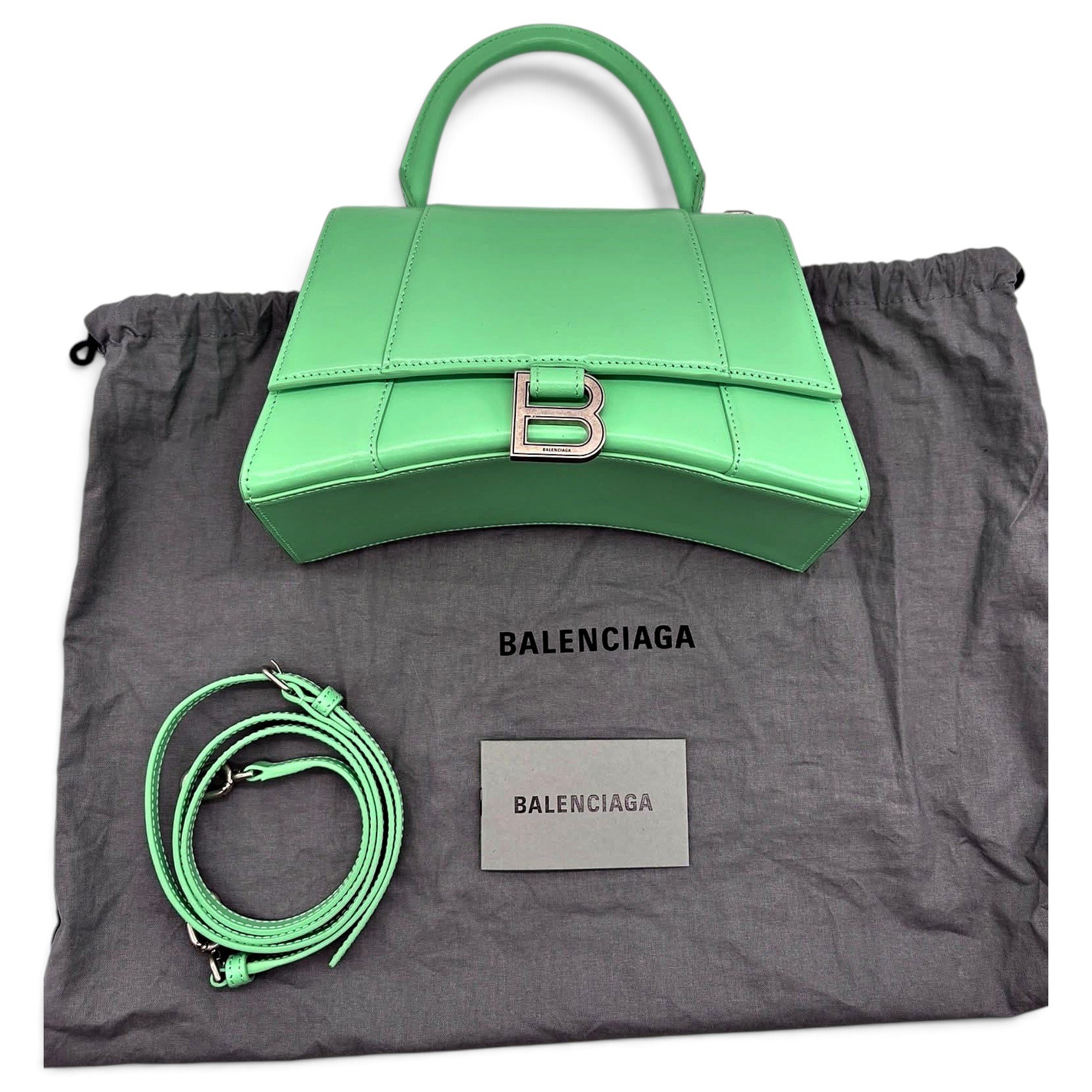 Balenciaga Hourglass leather handbag