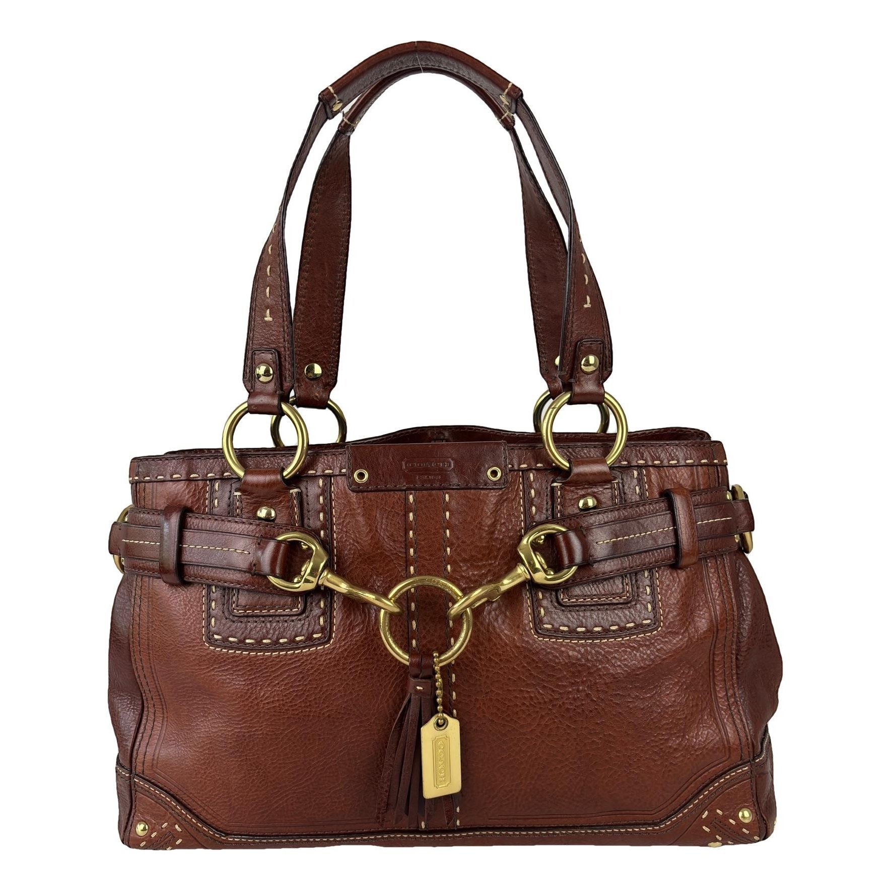 Signature Sufflette leather handbag