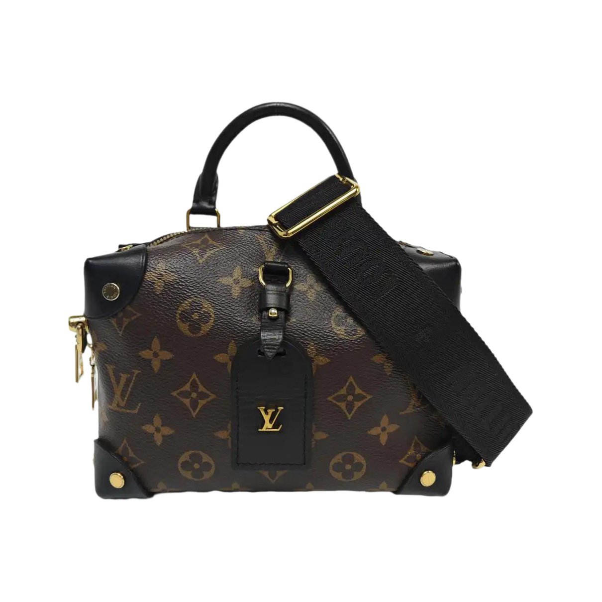 Petite Malle leather handbag