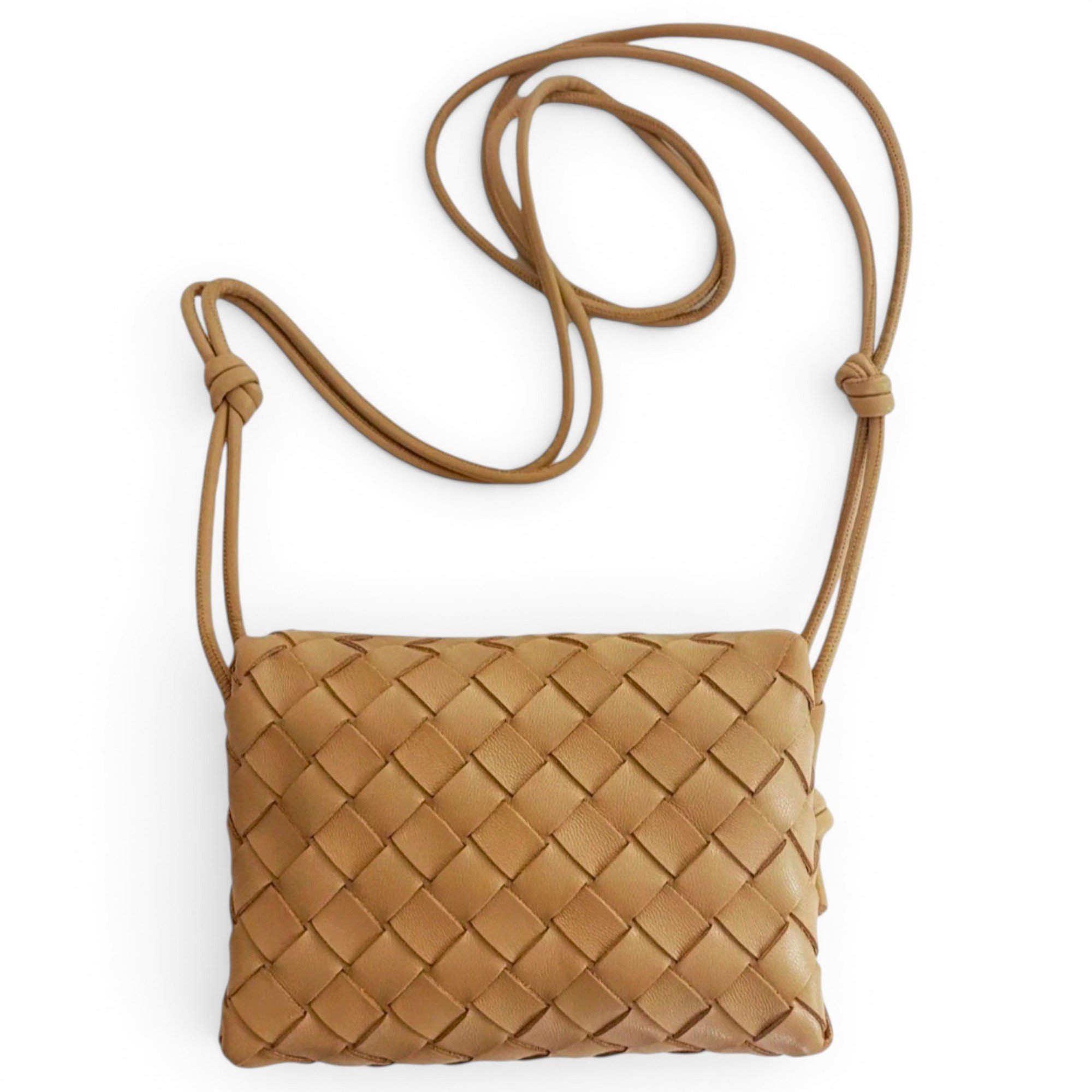 Loop leather crossbody bag