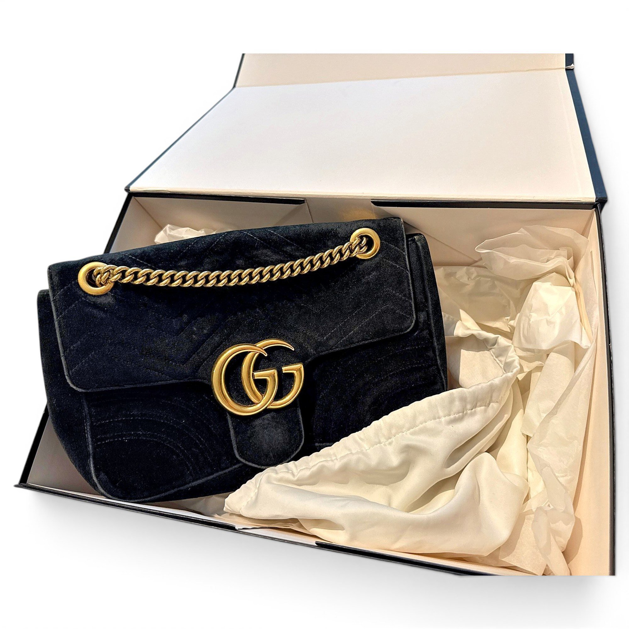 GG Marmont velvet handbag