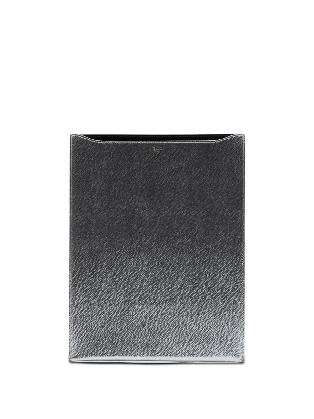 Celine 2019 Metallic Grained Calfskin Tablet Sleeve business bag