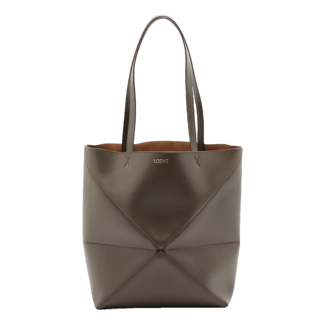 Leather tote