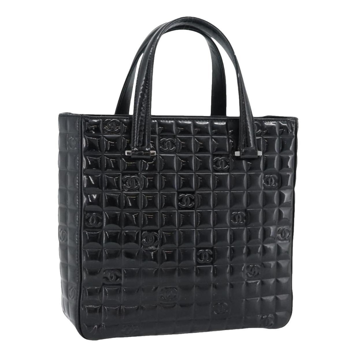 Patent leather handbag