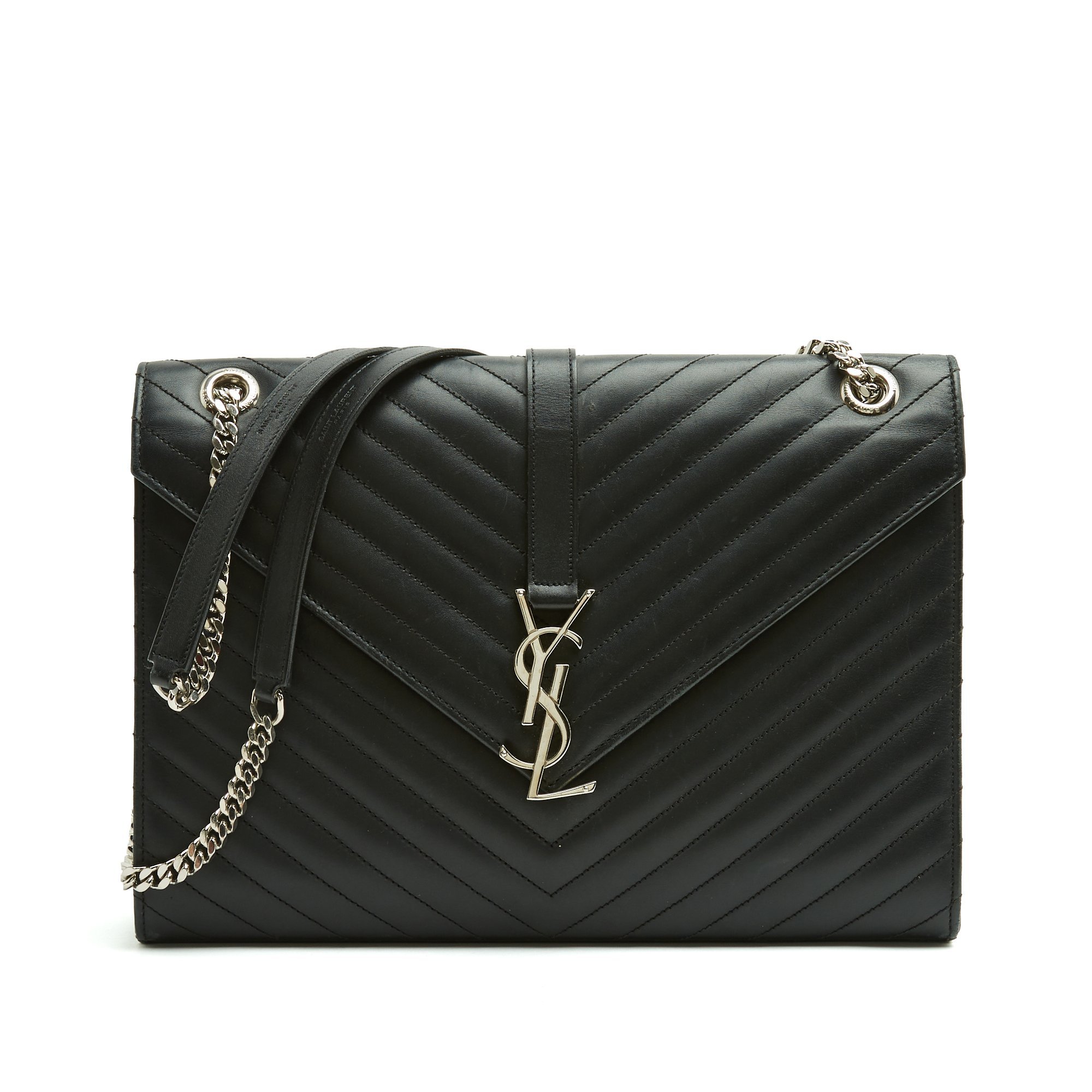 Collége monogramme leather handbag