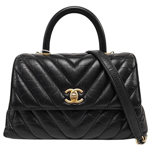 Coco Handle leather handbag