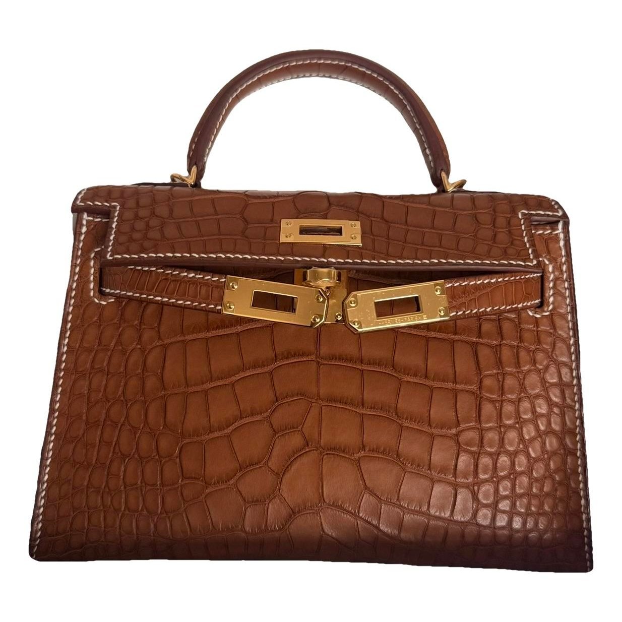 Kelly Mini alligator handbag