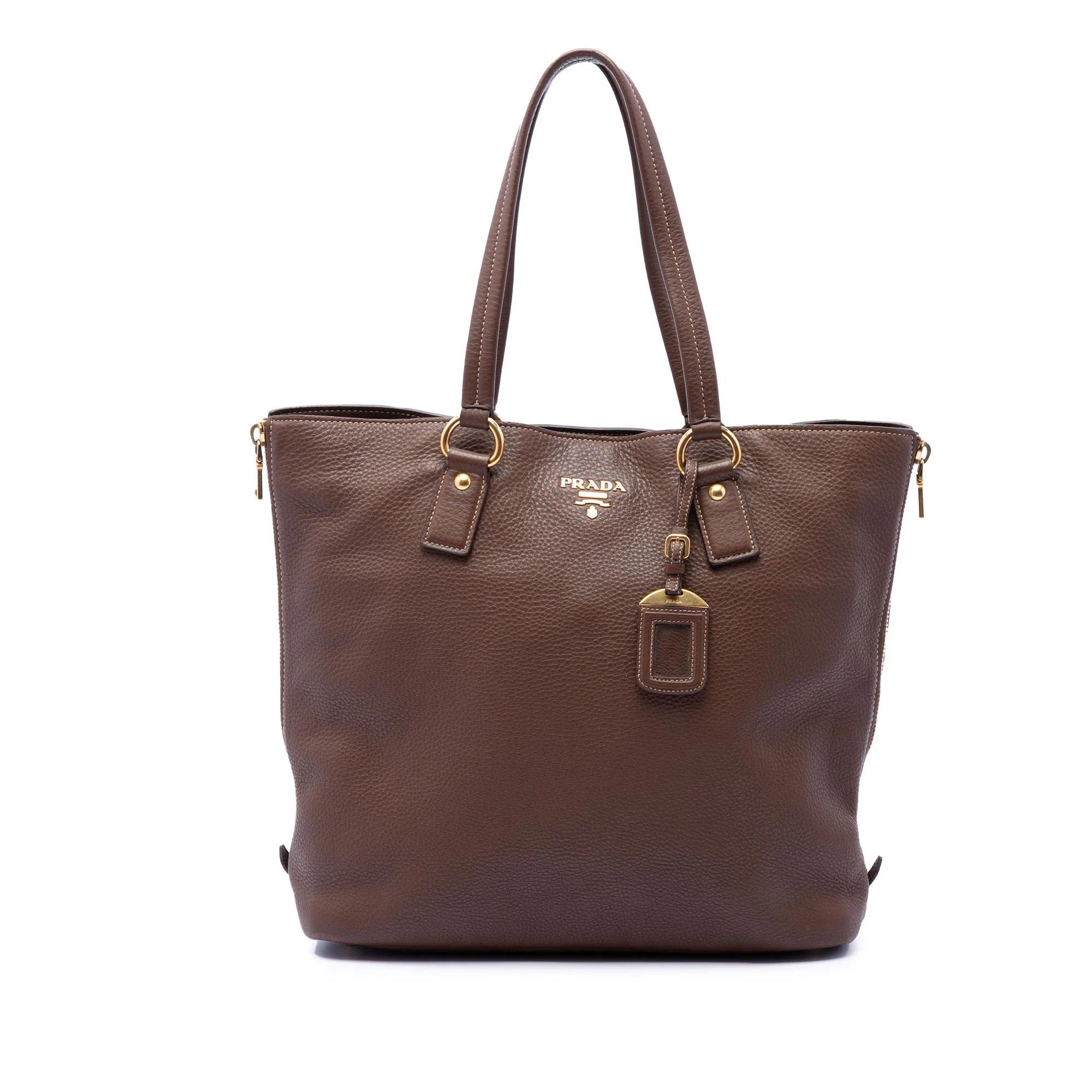 Leather tote