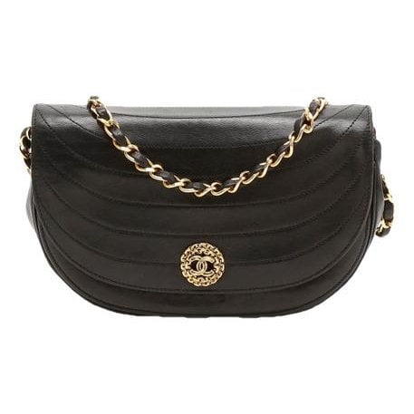 Trendy CC leather handbag