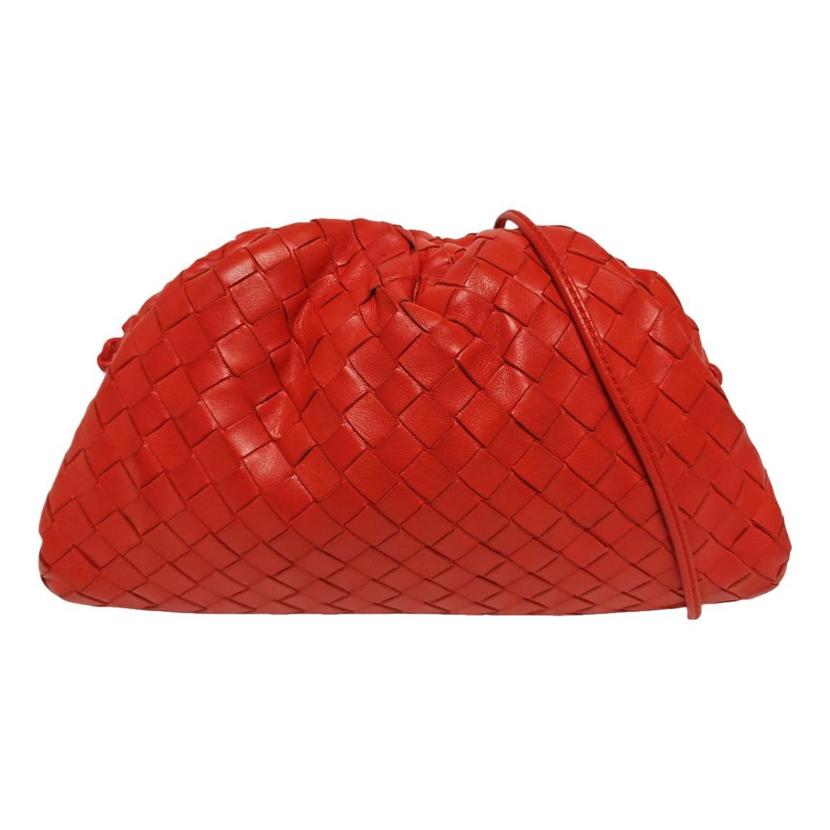 Pouch leather handbag