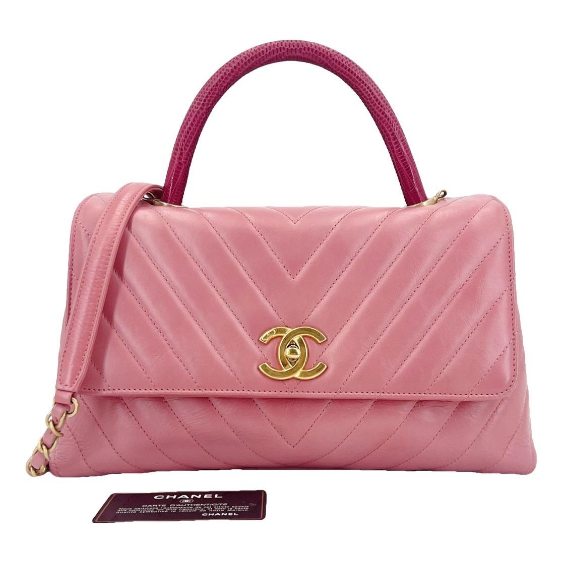 Coco Handle leather handbag