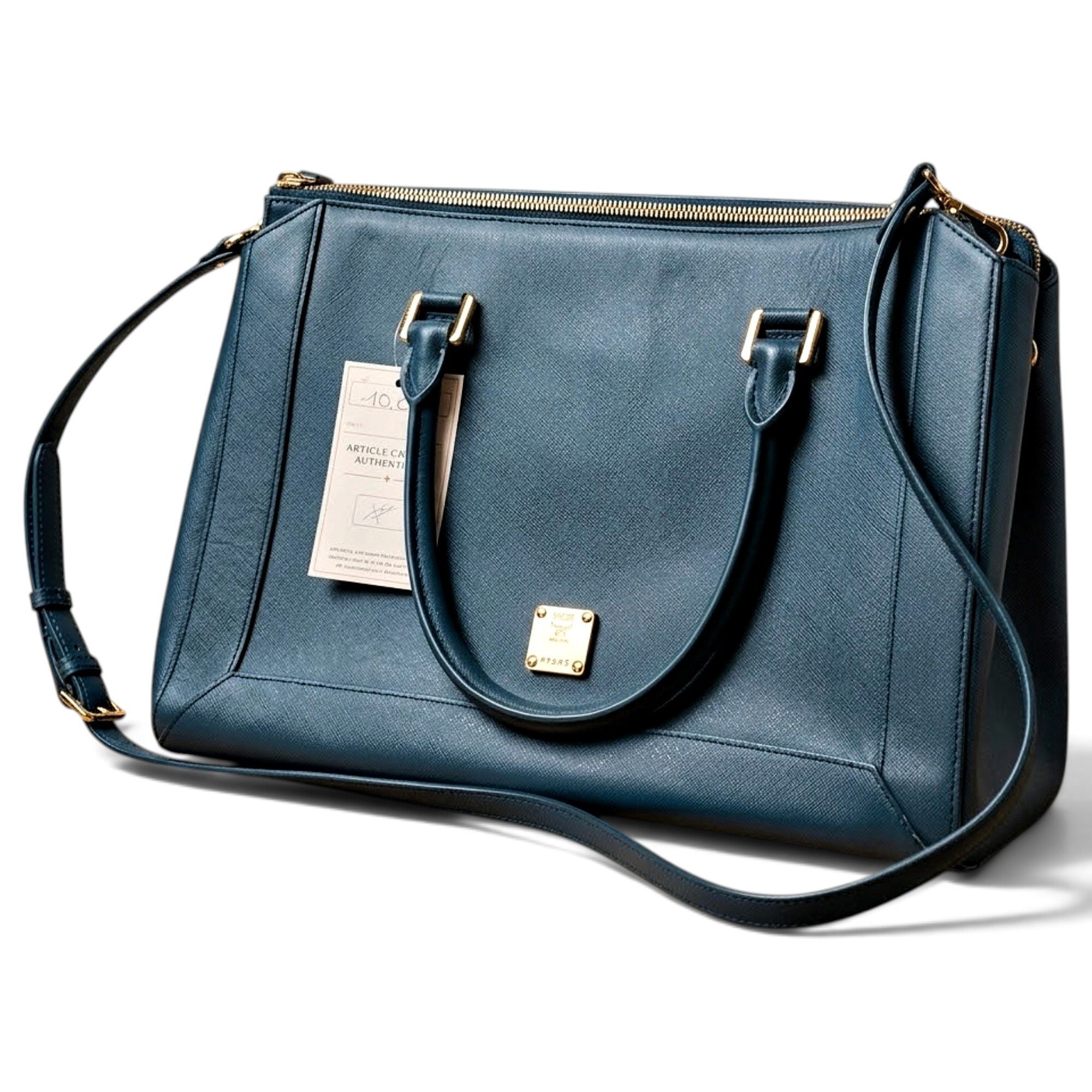 Leather tote