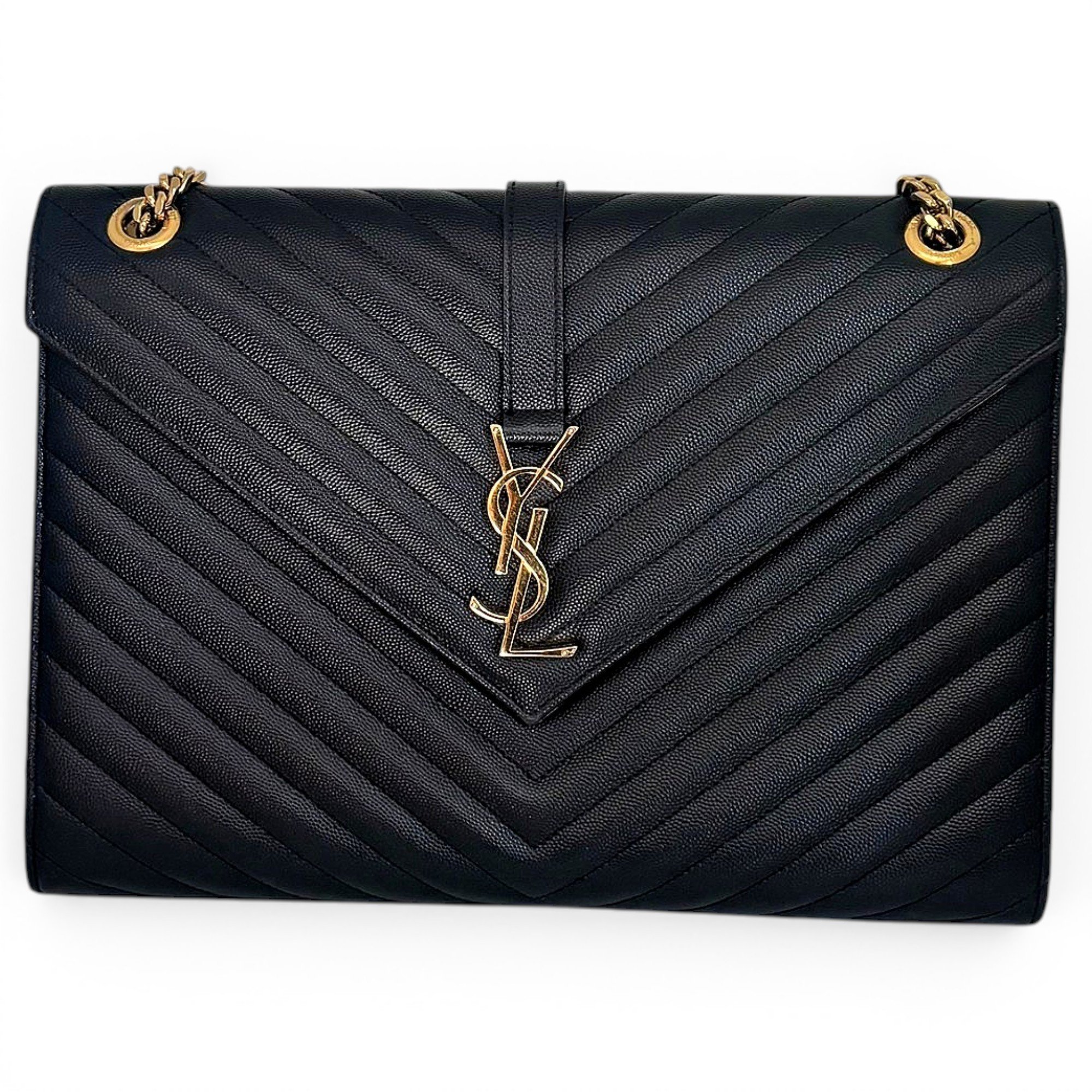 Envelope leather crossbody bag