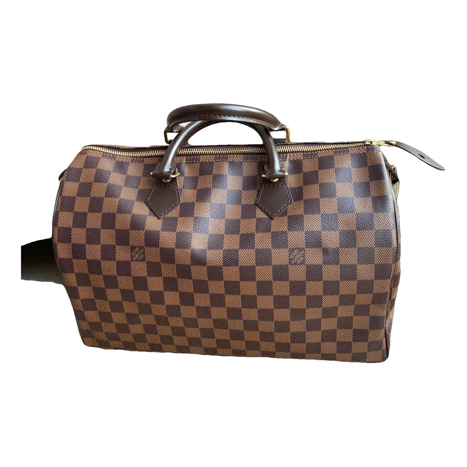 Speedy leather handbag