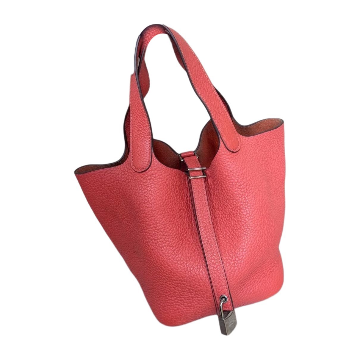 Picotin leather handbag