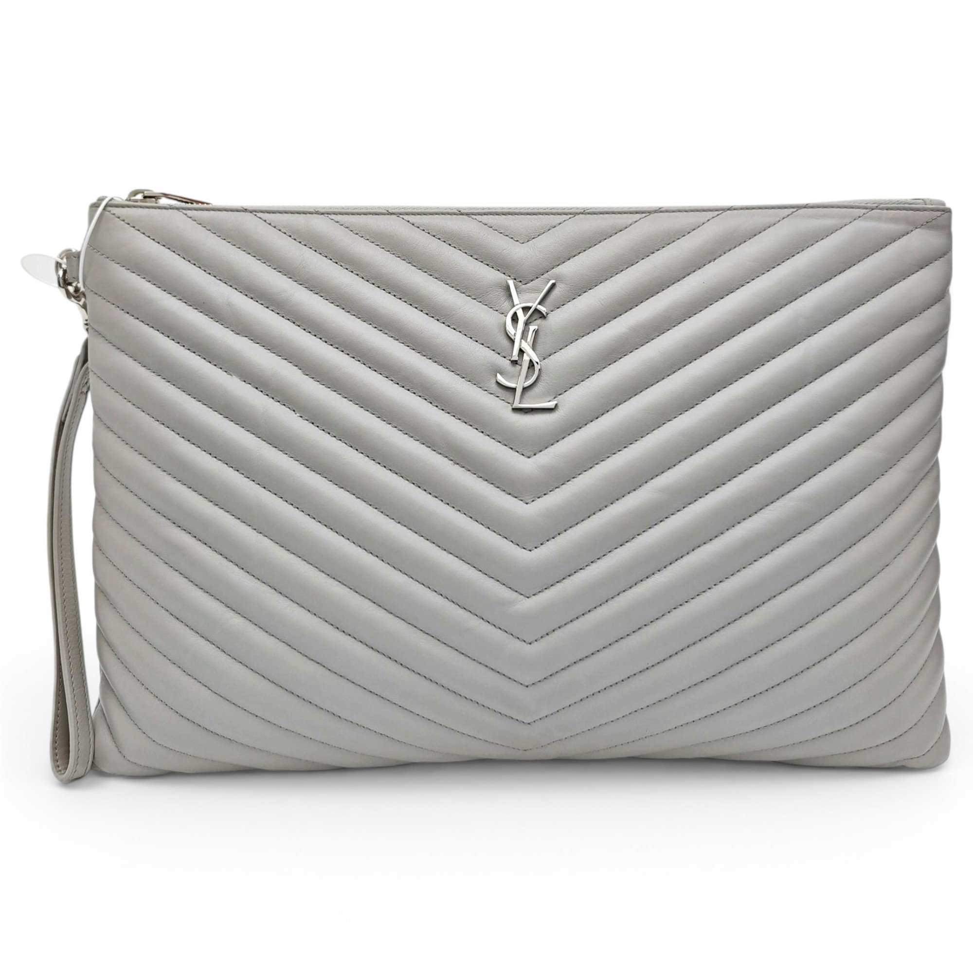 Cassandre leather clutch bag
