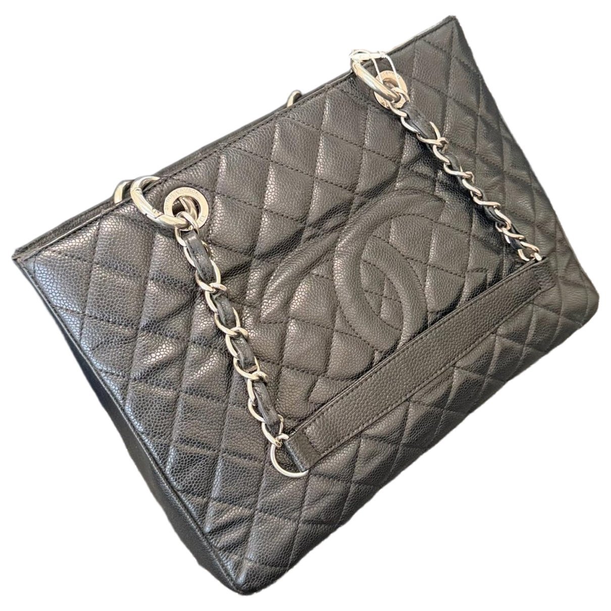 Grand shopping leather tote