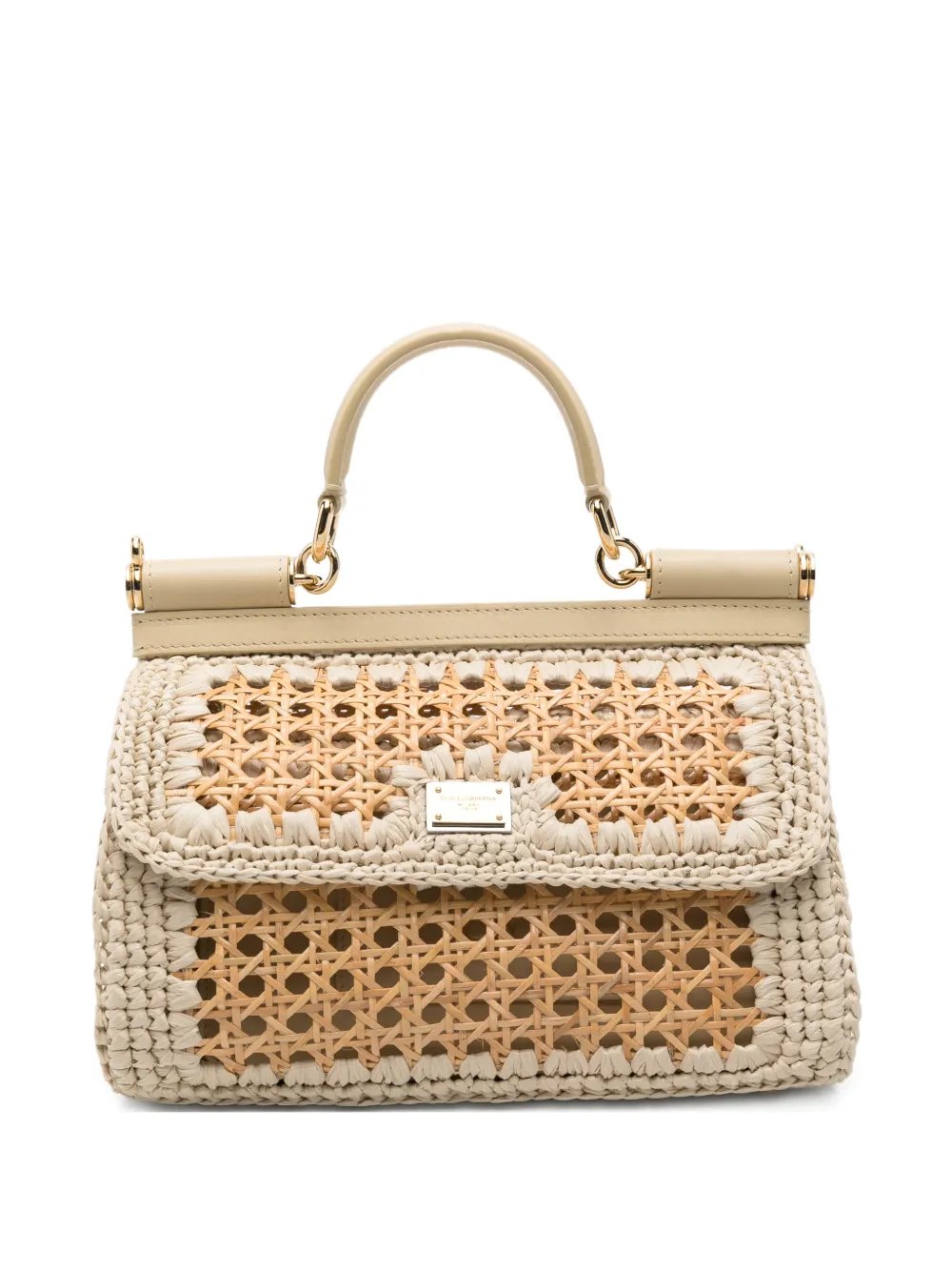 Dolce & Gabbana Sicily woven handbag