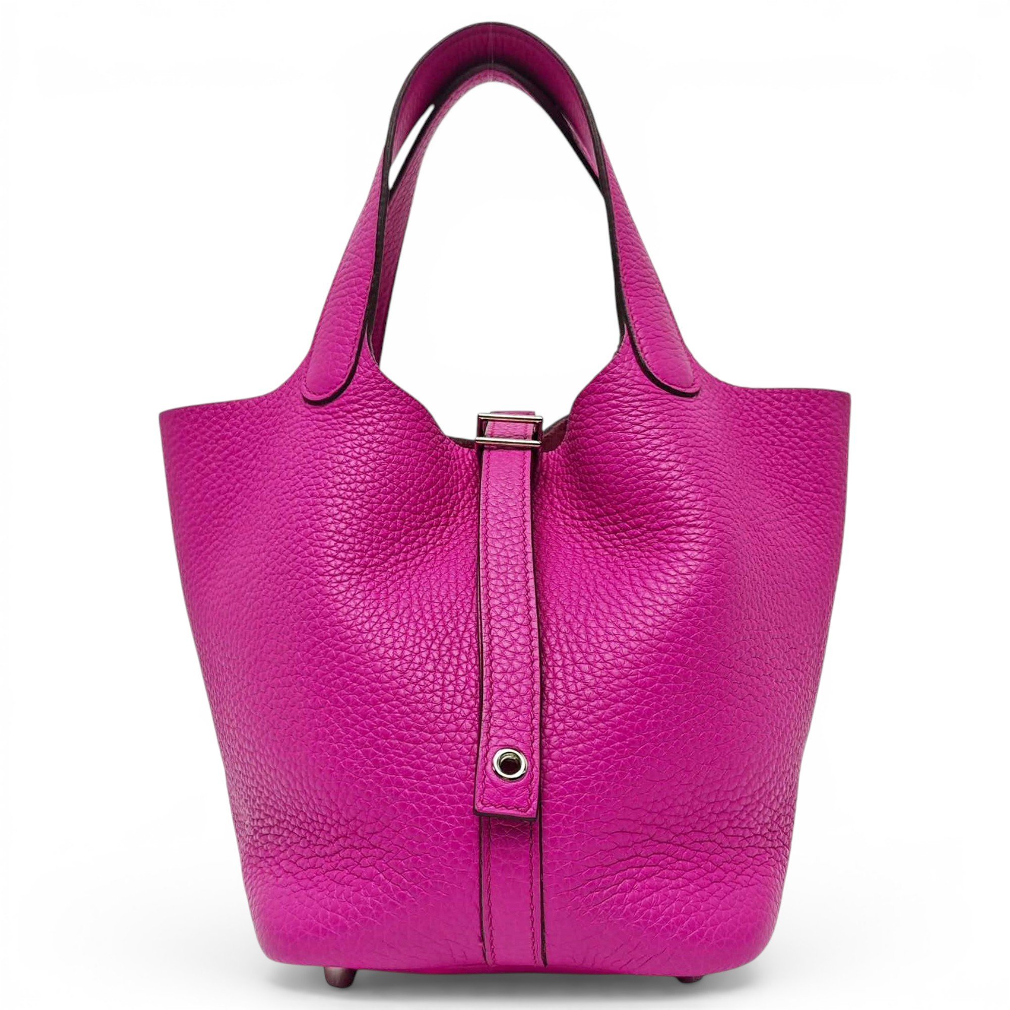 Picotin leather tote