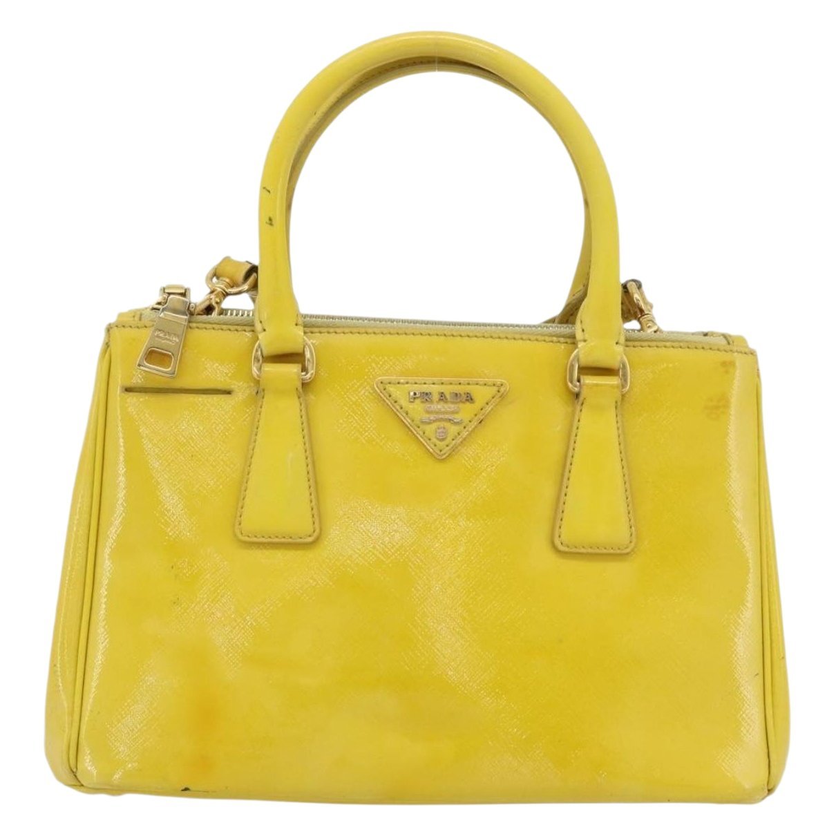 Prada Galleria patent leather handbag