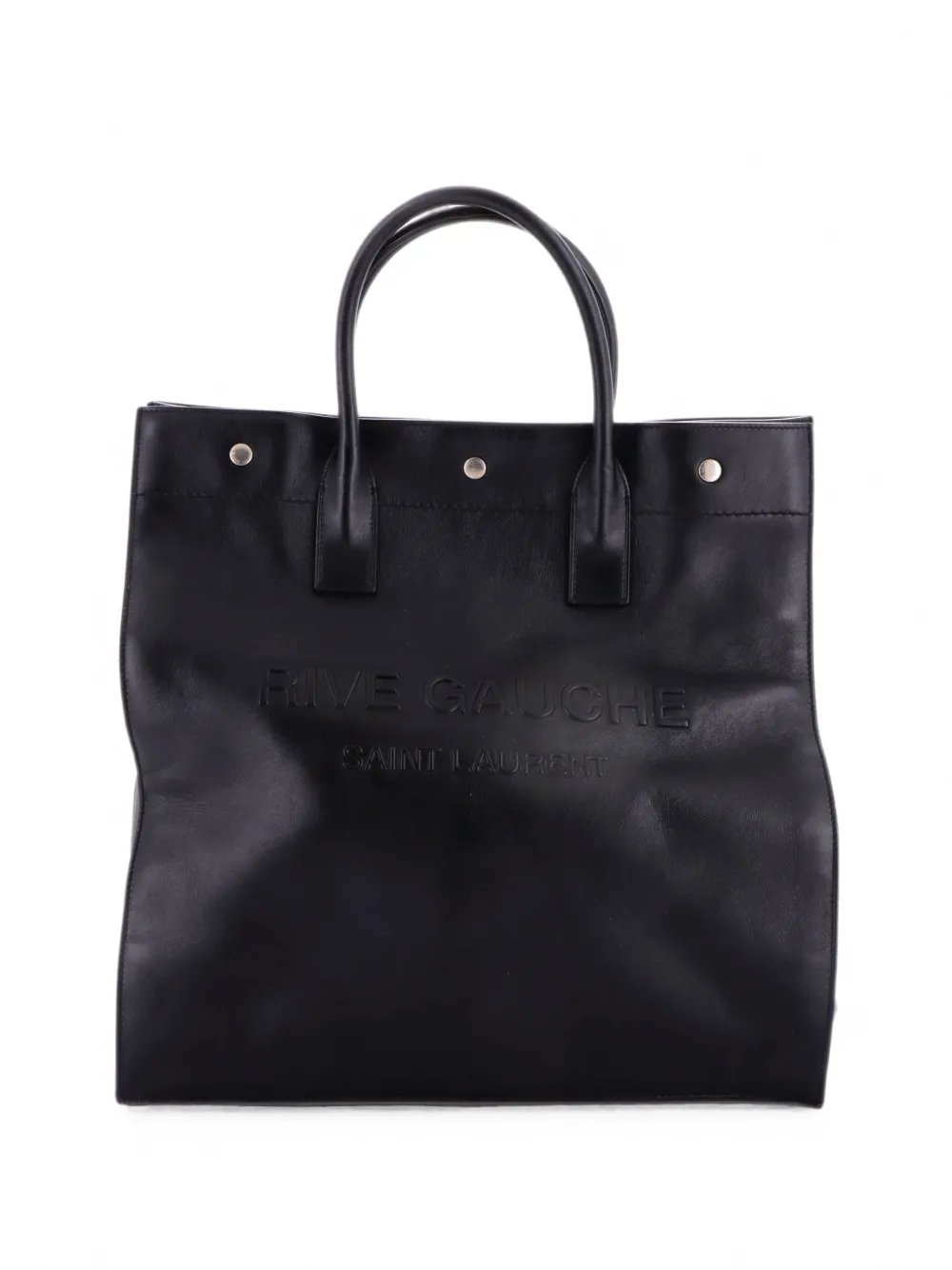 Rive Gauche Shopper Leather Tall tote bag
