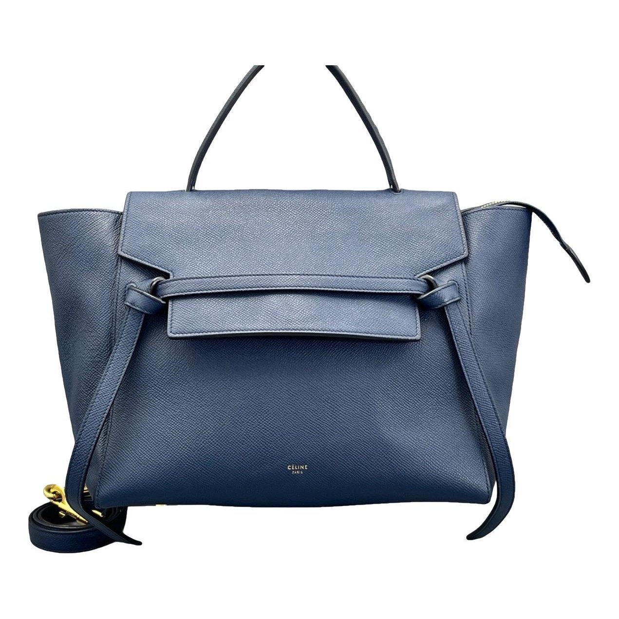 Belt leather handbag