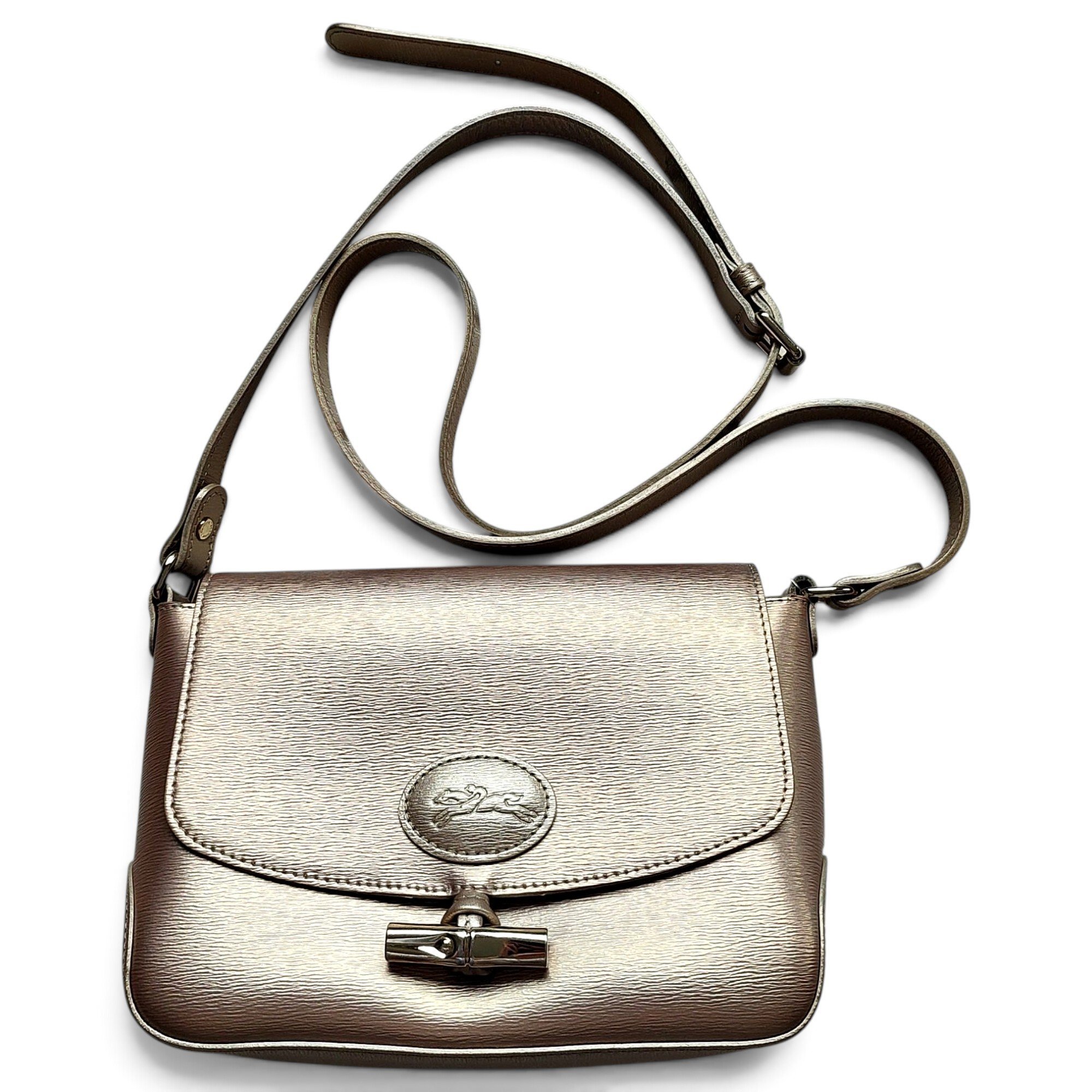 Roseau leather crossbody bag