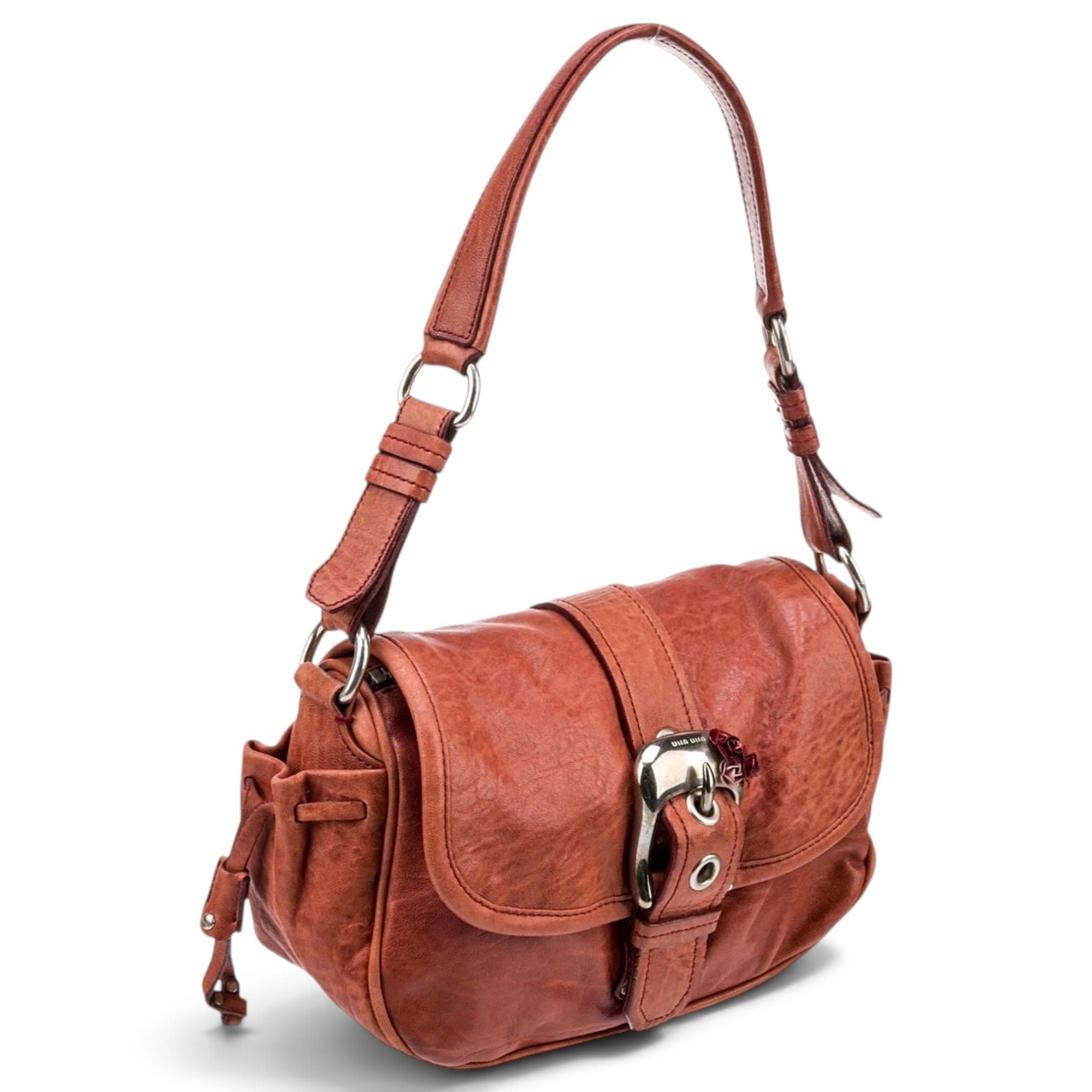 Miu Wander leather handbag