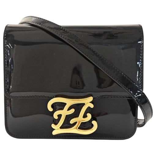 Patent leather crossbody bag
