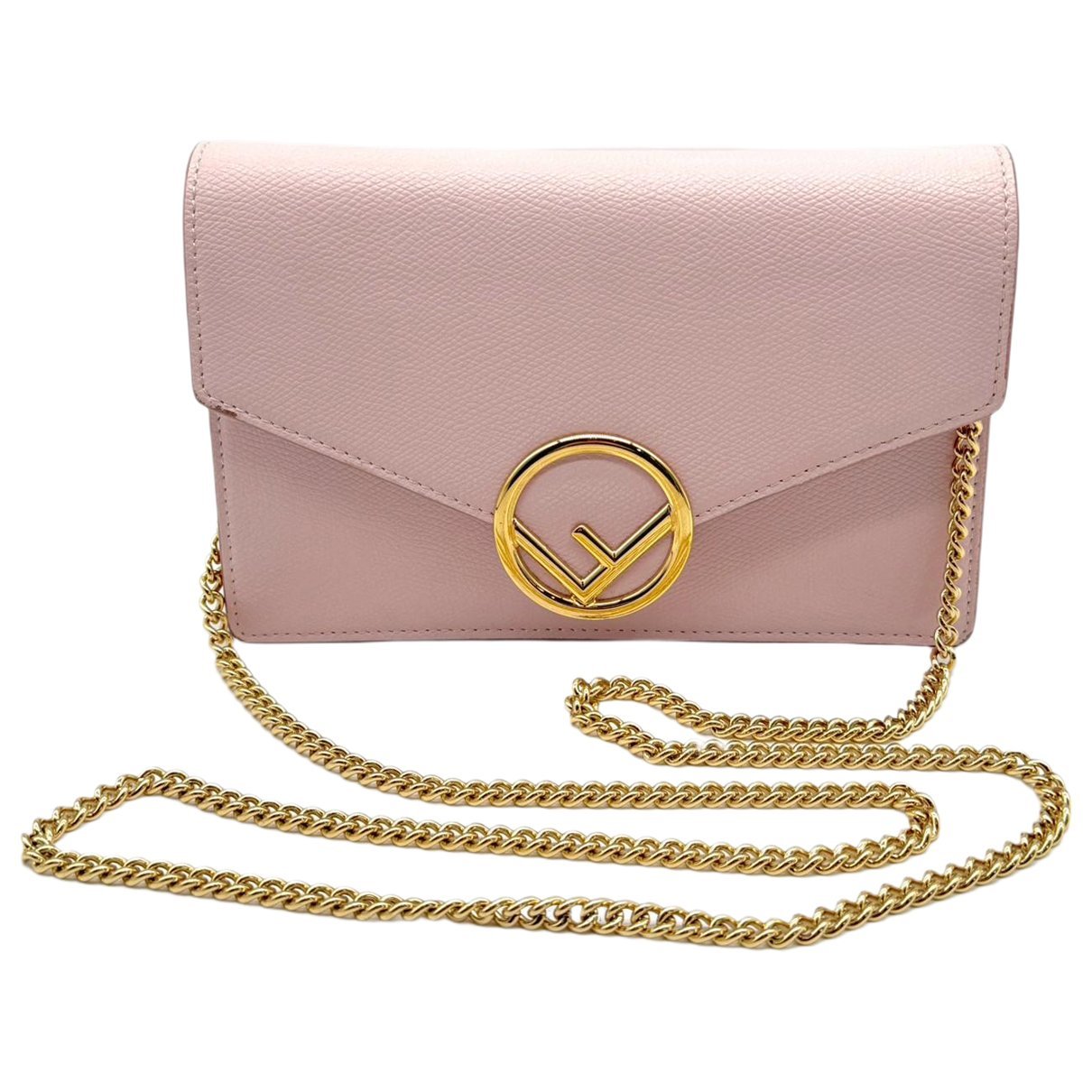 Wallet On Chain leather crossbody bag