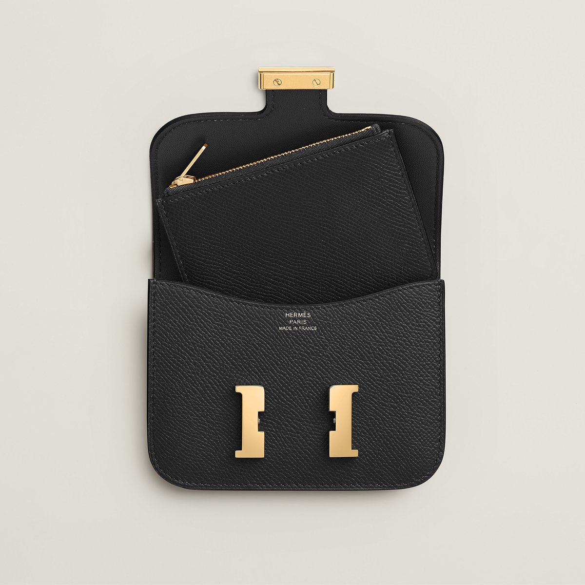 Noir Constance Slim Wallet