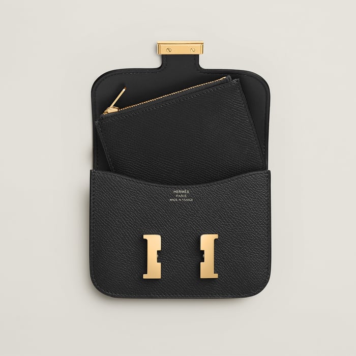Noir Constance Slim Wallet