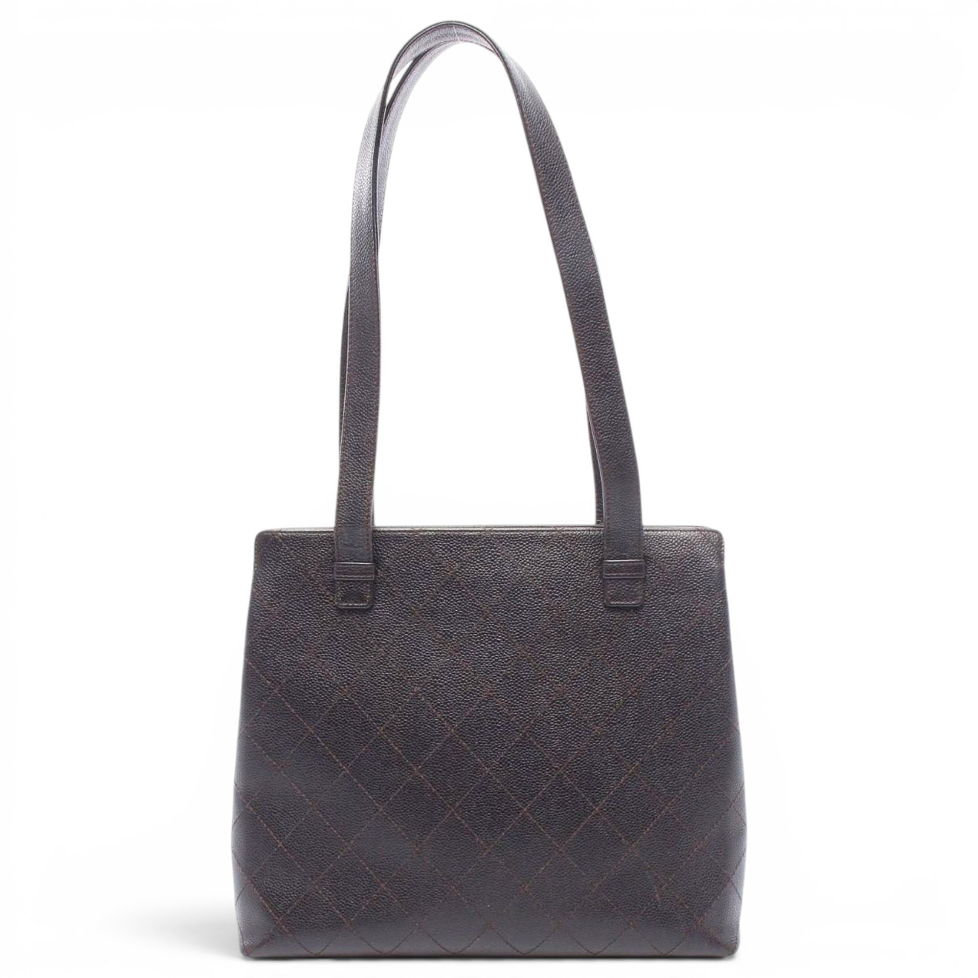 Leather tote